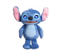 Just Play Peluche Stitch Interactive de Disney mesurant 34,3 cm de Haut, Plus de 50 Sons et Expressions, Yeux LCD expressifs, Jouets pour Enfants de 3 Ans et Plus