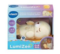 VTech - Peluche Phoque LumiZen Beige - Doudou Veilleuse Musicale Nomade, Contenu en Français
