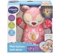 Peluche interactive Vtech Baby Mon ourson Lumi Dodo Rose Rose G