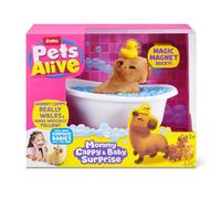 ZURU Pets Alive - Mommy Capybara and Baby Surprise, Figurine