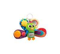 Lamaze Peluche Jacques le Paon – Jouet d’éveil sensoriel à clipser sur poussette, pour nouveau-né