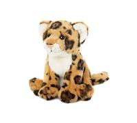 peluche Jaguar de 15 cm jaune noir