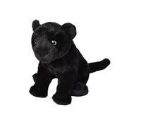 peluche Jaguar de 30 cm noir