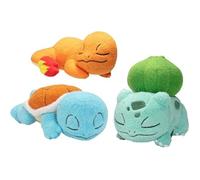 Peluche - JAZWARES - PKW3726 - Pack 3 Bulbizarre / Salamèche / Carapuce - Mini 12,7 cm - Super doux