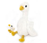 Peluche Jébongou maman et bébé Les Ptipotos Blanc (36 cm)