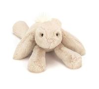 Peluche - Jellycat - Smudge Rabbit - Blanc - Souple - Pour enfants de tous âges