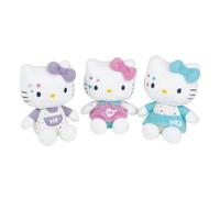 Peluche - JEMINI / FUN HOUSE - 024405 - tons pastels - 15 cm - Licence Hello Kitty