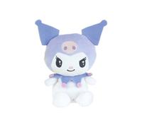 Peluche JEMINI Kuromi Kid'Collect 13 cm Collectible Douce et Lavable Lavande/Blanc