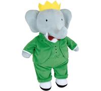 Peluche - JEMINI - Peluche Éléphant Babar +/- 40 cm - En peluche douce - Idéale pour créer des histoires et décorer la chambre