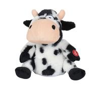 Generique – Peluche animée – Vache Folle PE1033 – Interactif, sons et mouvements – Taille M Noir