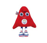 Doudou et Compagnie - Peluche Phryge 50 cm - Mascotte Officielle JO PARIS 2024 - Peluche Rouge des Jeux Olympiques et Paralympiques Paris 2024 - Forme Bonnet Phrygien Rouge - 50 cm - JO2503