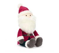 Peluche - Jolly Santa - Père Noël - Couleur Rose - Pour Enfants Dès 3 Ans - Douceur et Sécurité