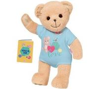 Peluche jouet - ZAPF BABY BORN BEAR BLUE Bleu