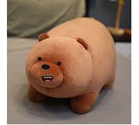 Peluche Jouets pour Enfants, Grizzly, Krasno Ice, Stuffed Butter, We Bare Bear, Cadeaux-Ours brun hauteur 48 cm