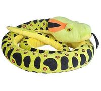 Peluche Jumbo Serpent Anaconda De 280 Cm Jaune Noir