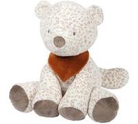 Peluche Jungo léopard - NATTOU - 75cm Beige G