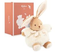 KALOO - Doudou Lapin Crème 17cm - Peluche Ultra-Douce et Moelleuse pour Bébé - Compagnon Tendre Dès la Naissance - Taille idéale pour Petites Mains - Cadeau de Naissance - K214020
