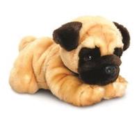 Peluche Keel Chien Carlin Reggie 35cm