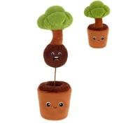 KEELECO - Peluche Bonsaï Surprise 25 cm en Polyester Recyclé | Matière recy 25 cm, Bonsaï surprise