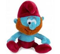 Peluche ken frere du grand schtroumpf 33 cm - set doudou enfant collection schtroumpf avec 1 carte tigre