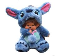 Peluche - KIKI - Monchhichi - Costume Stitch - 20 cm - Mixte - 3 ans et plus