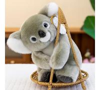 Peluche Koala réaliste : câlins et câlins à Tout Moment, Sensation de sécurité, de Calme et d'amour, Toucher apaisant et câlins apaisants pour l'anxiété, Aide au Sommeil et au soulagement du Stress