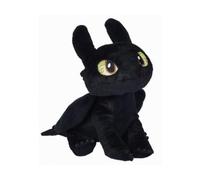 Peluche krokmou Noir Dragon 20 cm - pour Dragons furie Nocturne - Set Jouet Garcon Doudou Enfant + Une Carte Tigre