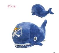 Peluche Laboon One Piece 25 cm - Baleine bleue douce inspirée de l’univers de Luffy - Idée cadeau manga