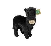 Peluche Lama 23cm Réaliste Ultra Doux en Matière Recy Ecologique Rappa Noir