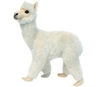 Peluche Lama Blanc - Hansa - 35cmH/30cmL - Mixte - Enfant - Plush - Intérieur - 3 ans et plus