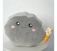 Peluche LankyBox Rocky Pierre FONGWAN doux Poupées pour Enfant Gris 43 cm