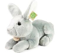 Peluche Lapin 33cm Réaliste Ultra Doux en Matière Recyclée Écologique Rappa Gris