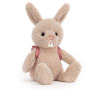 Peluche Lapin avec sac à dos (22 cm)