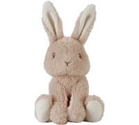 Peluche lapin beige, blanc TU