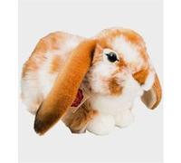 Teddy Hermann 93791 Lapin bélier Lapin couché Brun-Blanc Clair piebald 30 cm, Jouet câlin avec Un Contenu recyclé idéal (matériau de Remplissage)