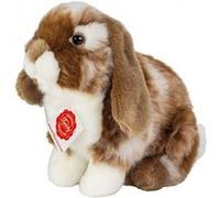 Animal en peluche Hermann Teddy Peluche lapin blanc et marron Hermann 20 cm