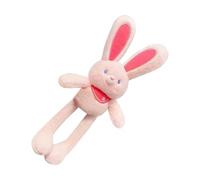 Peluche lapin de Pâques - Jouet mignon de 27,9 cm Lapin pull-up à tirer, pendentif en peluche douce, pendentif pour clés ou sac à main, article fait à la main et relaxant | Recommandé c