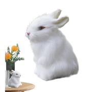 Peluche Lapin en Peluche Lapin | Lapin de Pâques Jouet Lapin en Peluche de Lapin Simulation Animal Décorations de Pâques Jouets en Peluche pour