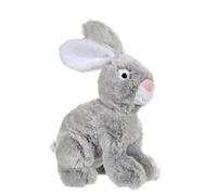 Peluche - Lapin flammé Gris - 25 cm