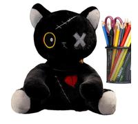 Peluche Lapin Gothique - Poupée Lapin à Longues Oreilles Effrayantes - Oreiller Doux d'Horreur Jouet Étreignant Fou | Animal en Peluche Lapin Unique pour Halloween, Noël, Anniversaire, P