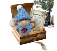 Peluche Lapin Jouets, Lapin Portable pour Collectionneurs, Mignon Peluche Collectionneur, pour Garçons Anniversaire Noël Pâques Saint Valentin Intérieur Bureau Canapé Voiture