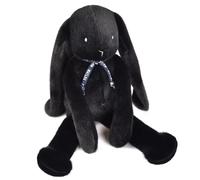 Peluche lapin méloé noir 37 cm