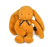 Peluche Lapin Méloé safran 37 cm