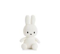 Peluche lapin Miffy velours côtelé éco 23 cm Blanc