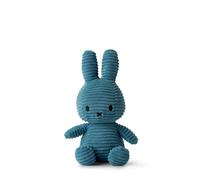Peluche lapin Miffy velours côtelé éco 23 cm Bleu atlantique