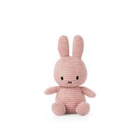 Peluche lapin Miffy velours côtelé éco 23 cm Rose
