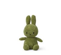 Peluche lapin Miffy velours côtelé éco 23 cm Vert olive