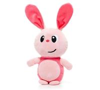 Peluche Lapin Musical Rose - Gusy Luz® Molto - 3 Mélodies - Lumières Relaxantes - Blanc - Préférable - Intérieur