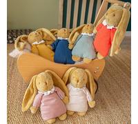 Peluche lapin nid d'ange vert céladon (20 cm)