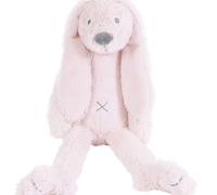 Peluche lapin richie rose clair 58 cm